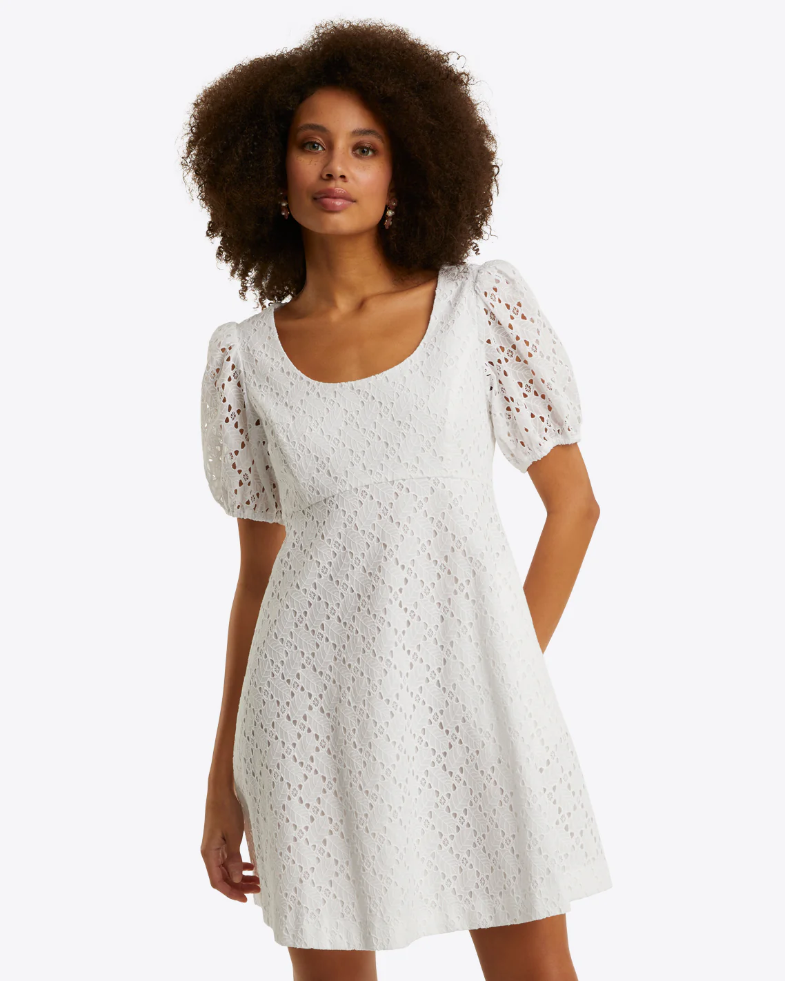 Babydoll Dress in Eyelet