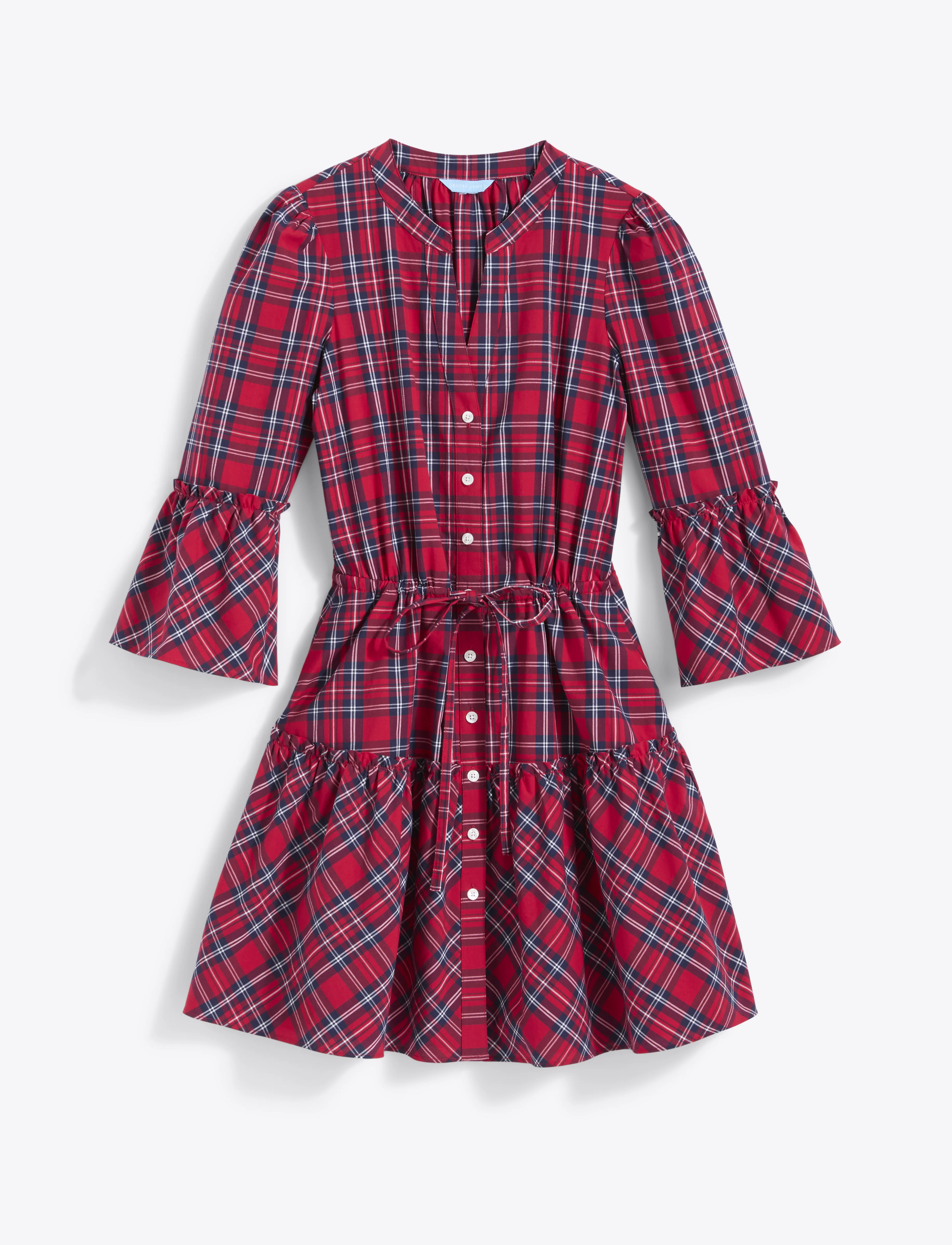 Shirtdress in Plaid