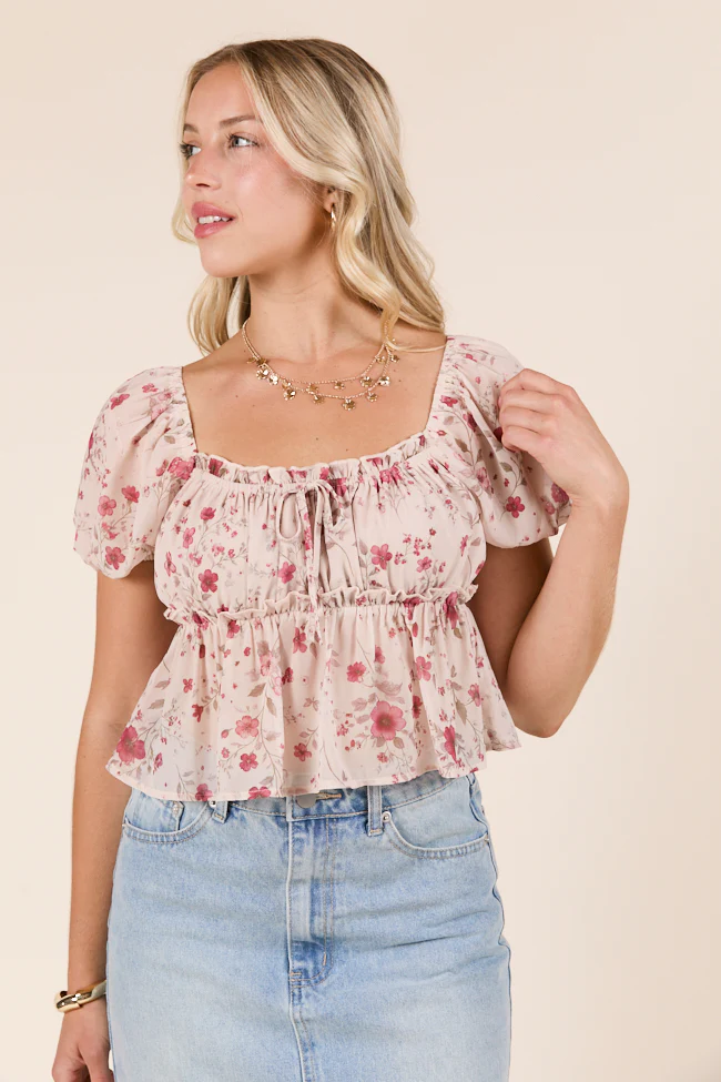 Floral Babydoll Top